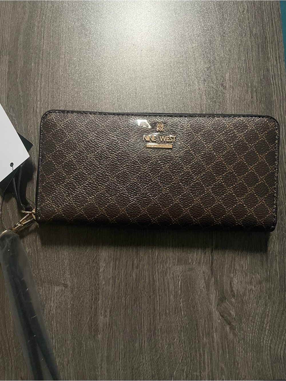 Nine West brown and gold purse
